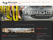 Tablet Screenshot of millwrightstraining.com